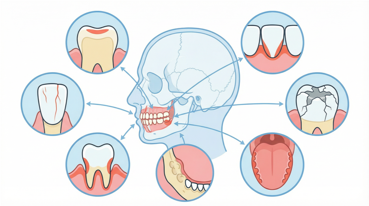 食いしばりの影響